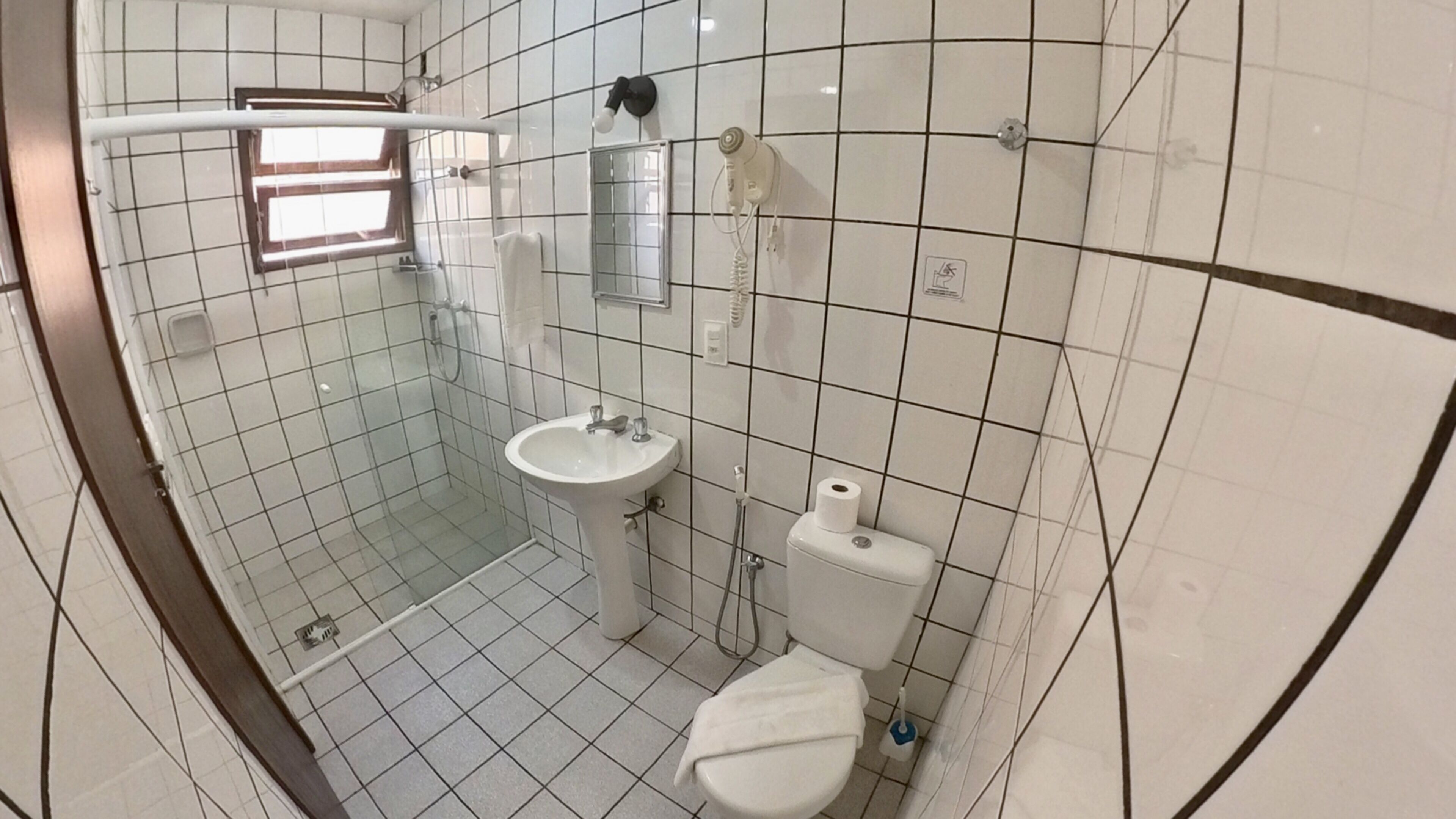 apart | bathroom | shower, free toiletries, hair dryer, towels