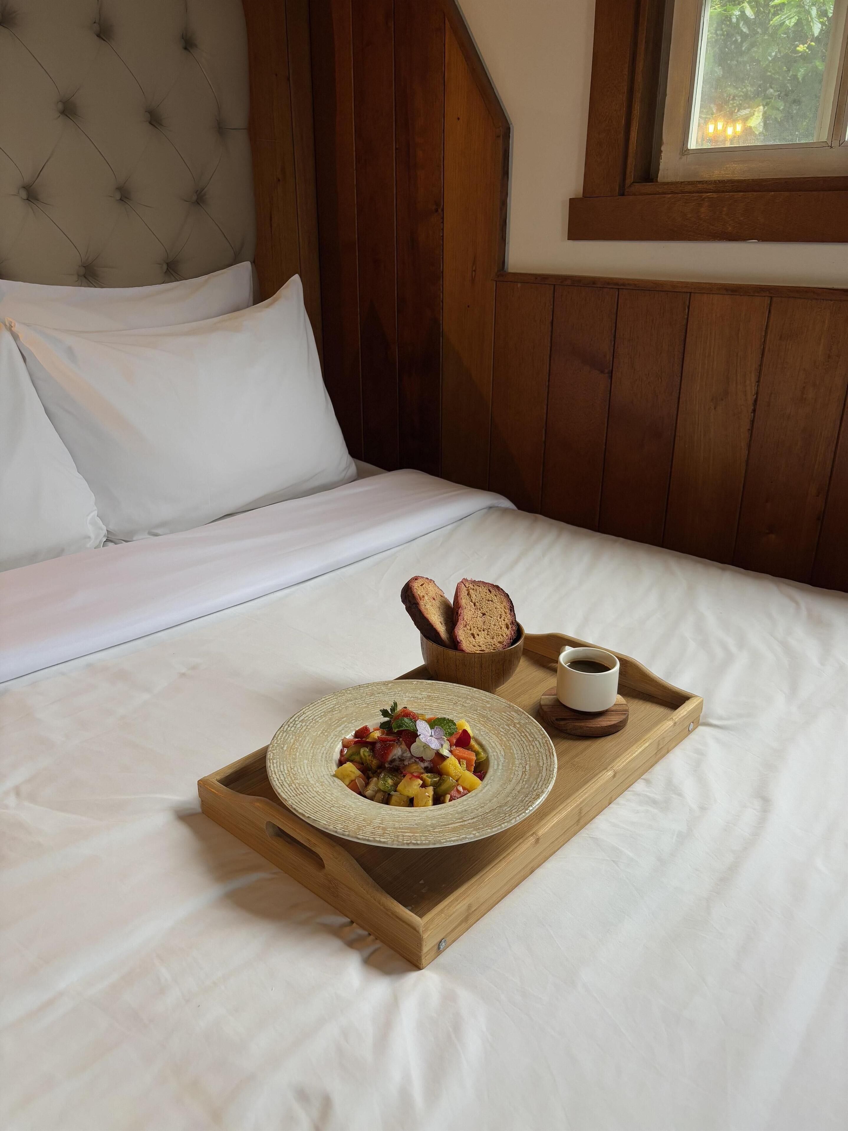 Premium bedding, down comforters, Select Comfort beds, in-room safe