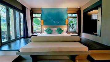 Deluxe-Zimmer, 1Â King-Bett, Gartenblick | Zimmersafe, individuell eingerichtet, Schreibtisch, Zustellbetten