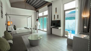 Villa, 1 kingsize-seng, terrasse (Plunge pool) | Safe på rommet, skrivebord og ekstrasenger (mot et tillegg)