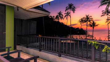 Deluxe-rum - 1 kingsize-sÀng - havsutsikt | Terrass/Patio