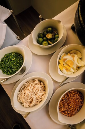 Daily local cuisine breakfast for a fee