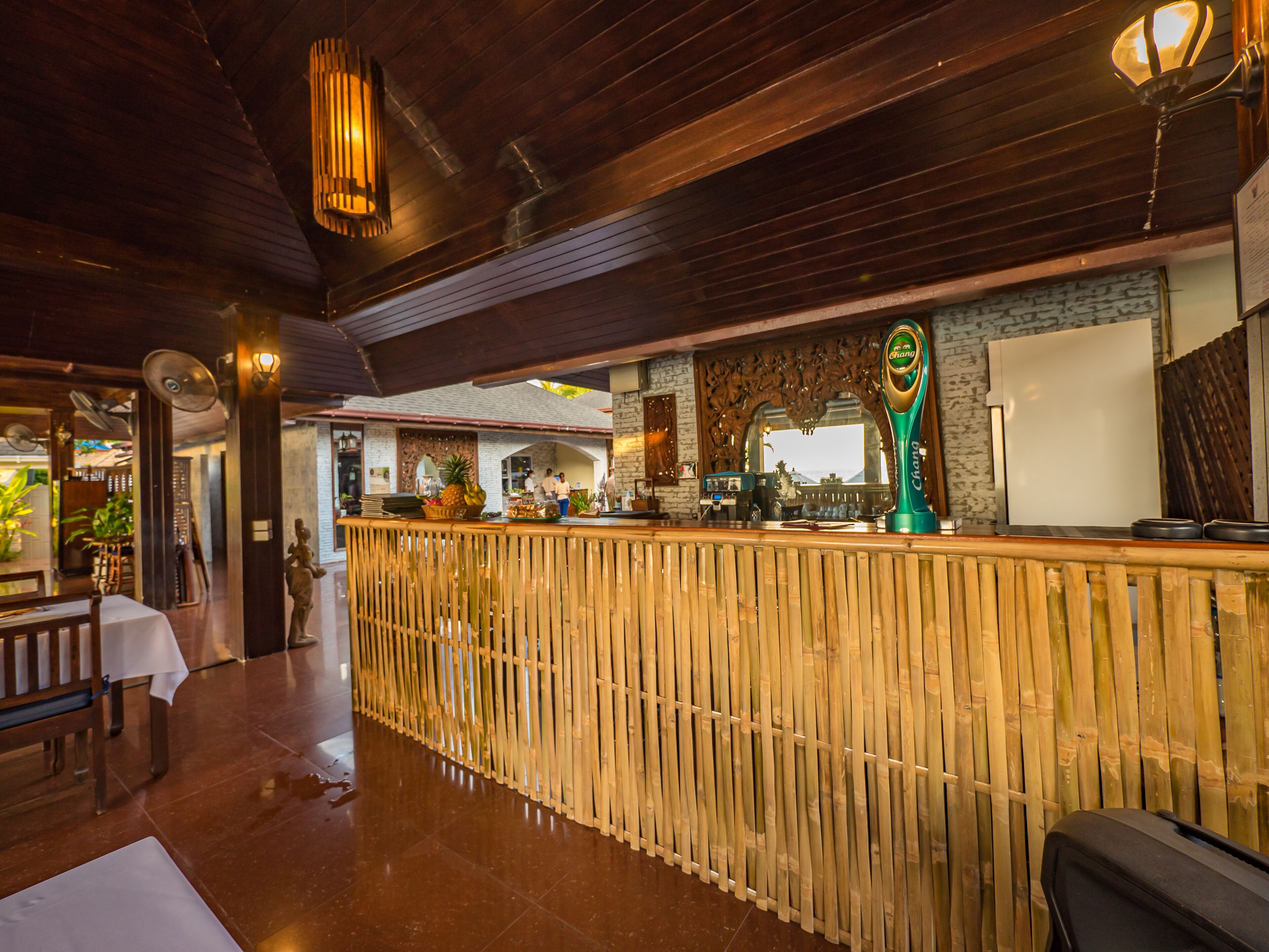 breakfast, lunch, dinner served; beach views