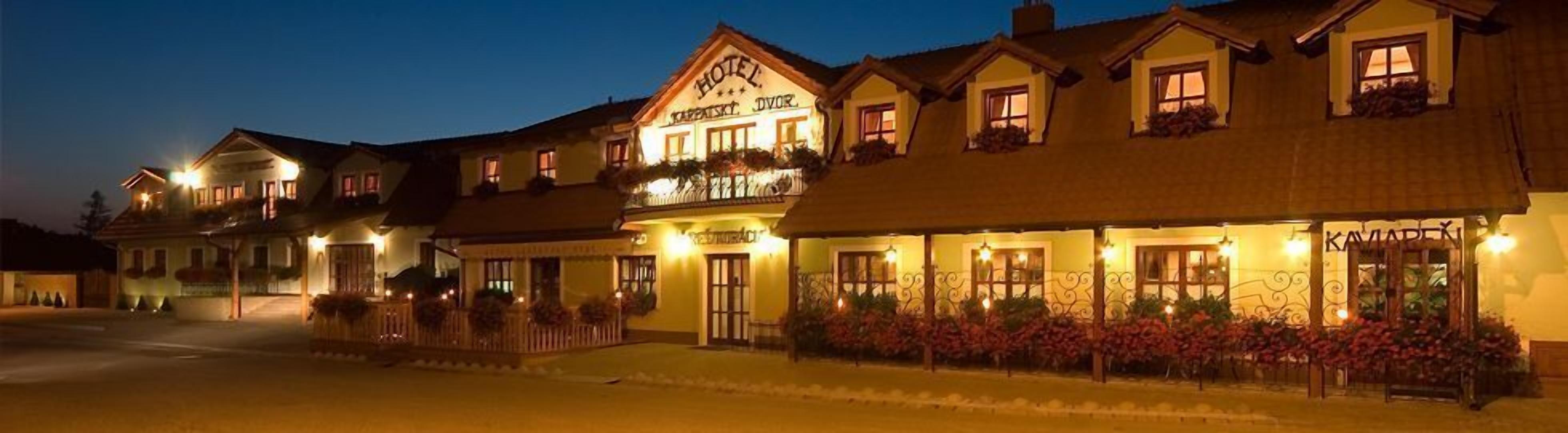 front of property – evening/night