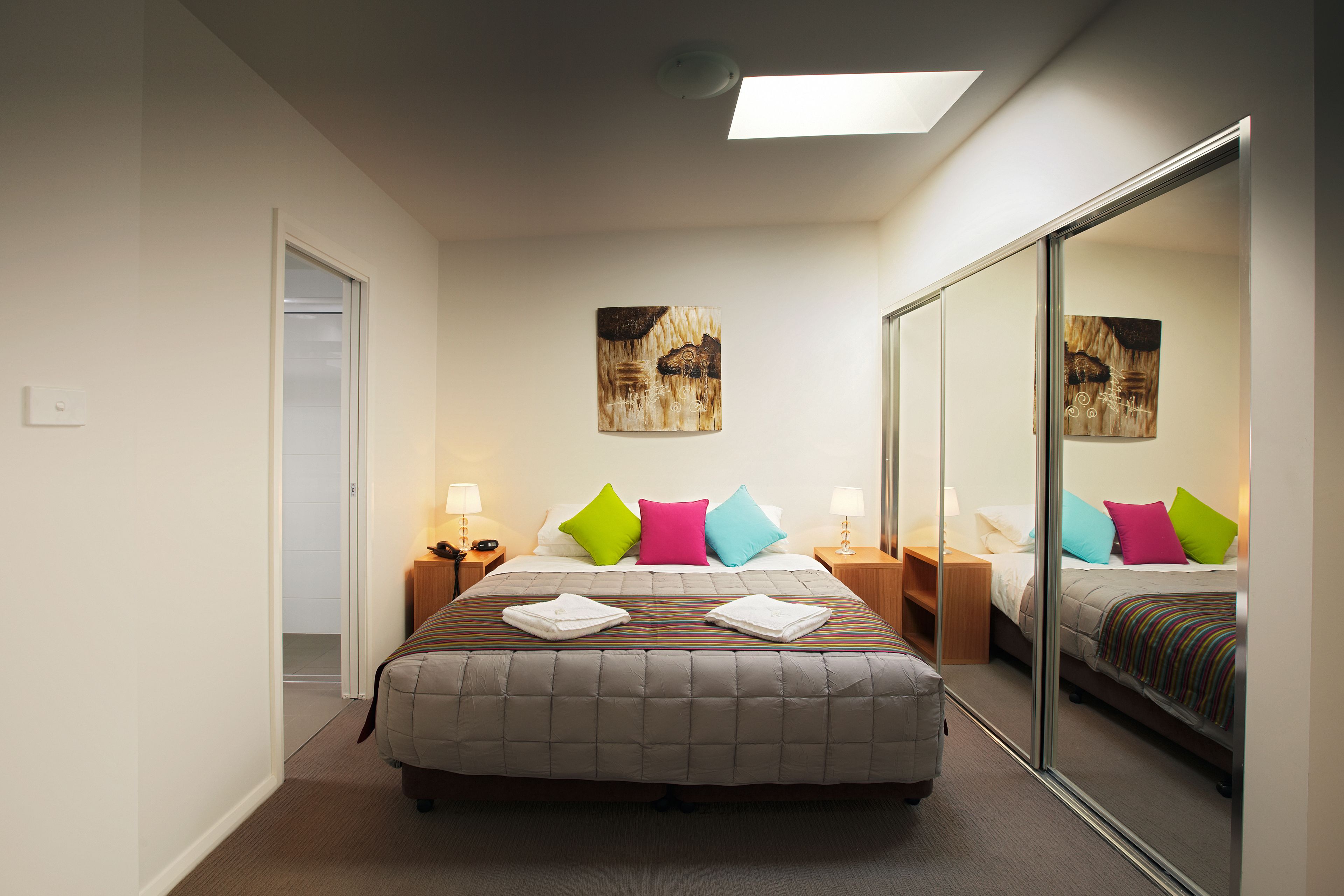 standard apartment, 1 bedroom, kitchen, city view | 1 bedroom, premium bedding, pillow-top beds, blackout curtains