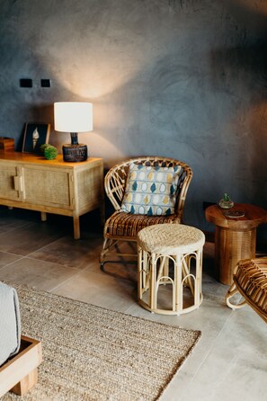 Deluxe Room, 1 King Bed, Balcony, Ocean View | Premium bedding, individually decorated, individually furnished