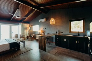 Studio Suite, 1 King Bed, Balcony, Ocean View | Premium bedding, individually decorated, individually furnished - The Waves at Cane Bay (Kingshill)