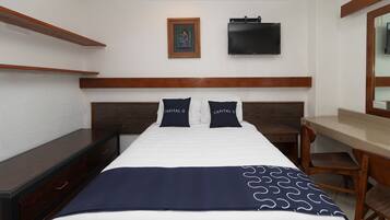 In-room safe, desk, iron/ironing board, free cribs/infant beds