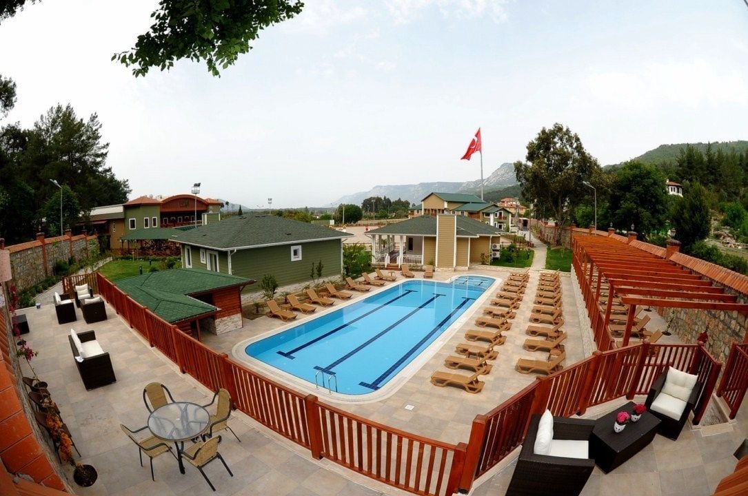 seasonal outdoor pool, free pool cabanas, pool umbrellas