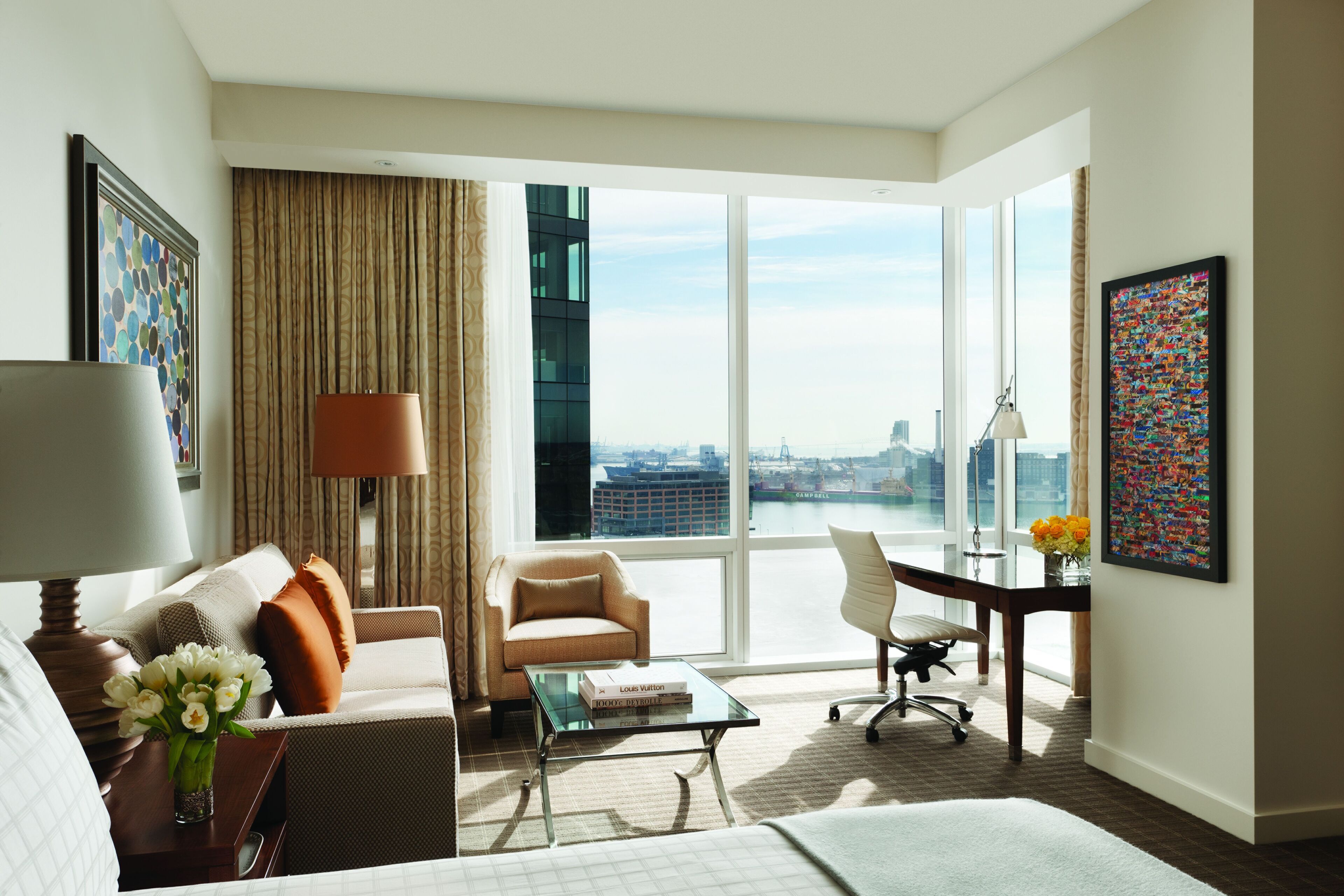 hypo-allergenic bedding, down duvets, minibar, in-room safe