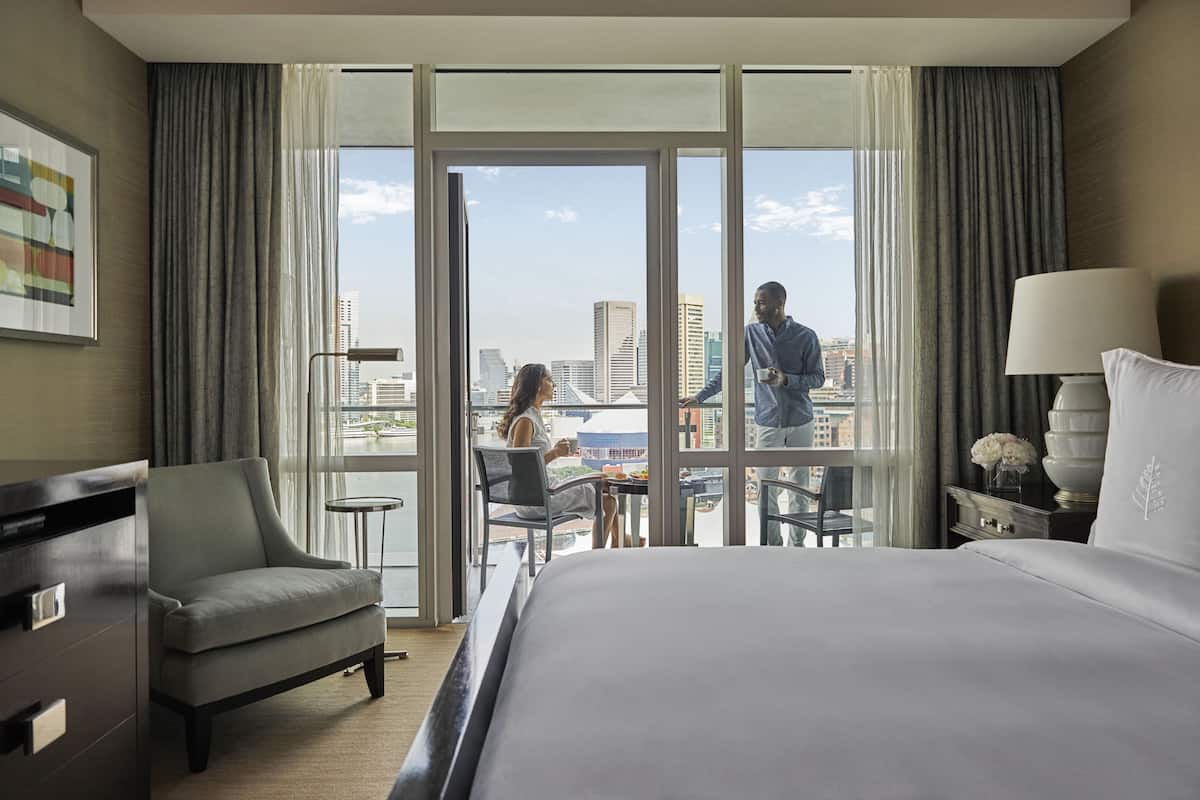 room, 1 king bed, balcony, harbour view | balcony