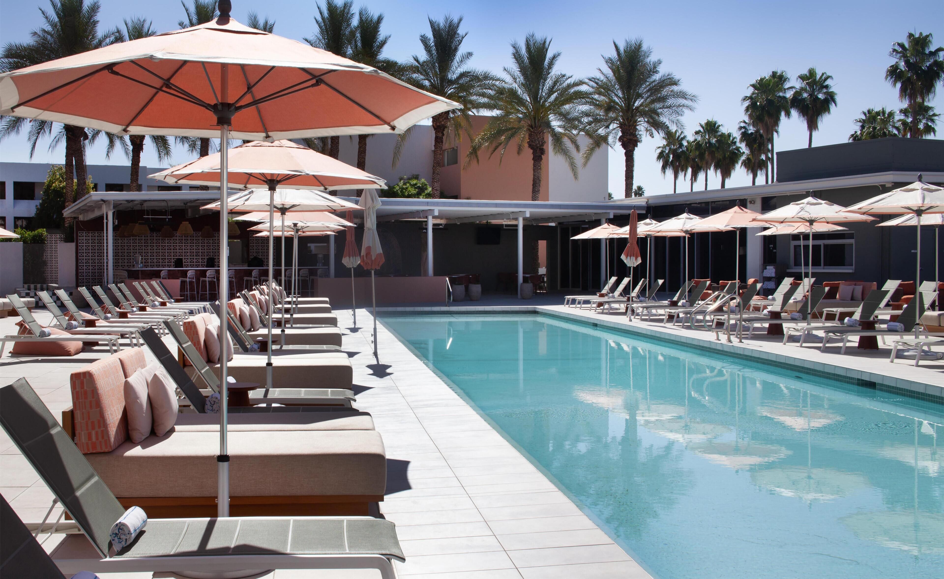 Outdoor pool, cabanas (surcharge), pool umbrellas