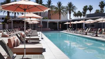 Outdoor pool, cabanas (surcharge), pool umbrellas