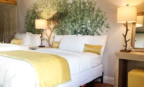 Luxe kamer, 2 queensize bedden | Luxe beddengoed, donzen dekbedden, pillowtop-bedden