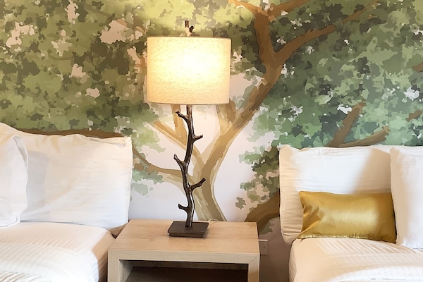 Premium bedding, down duvets, pillow-top beds, individually decorated