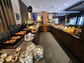 Morgenmadsbuffet hver dag mod et gebyr