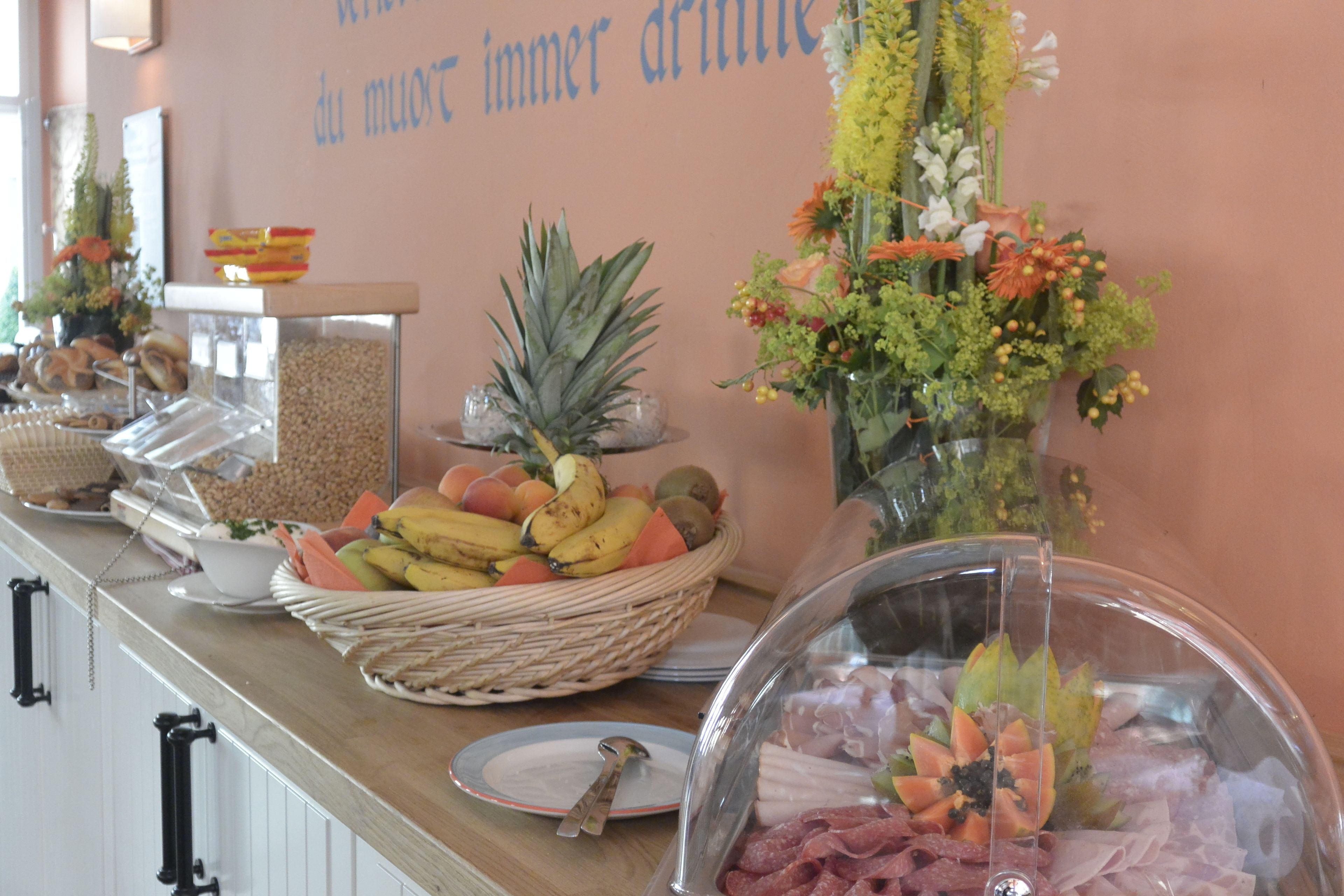 daily buffet breakfast (eur 18 per person)