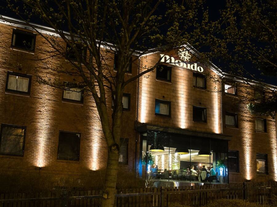 Front of property – evening/night