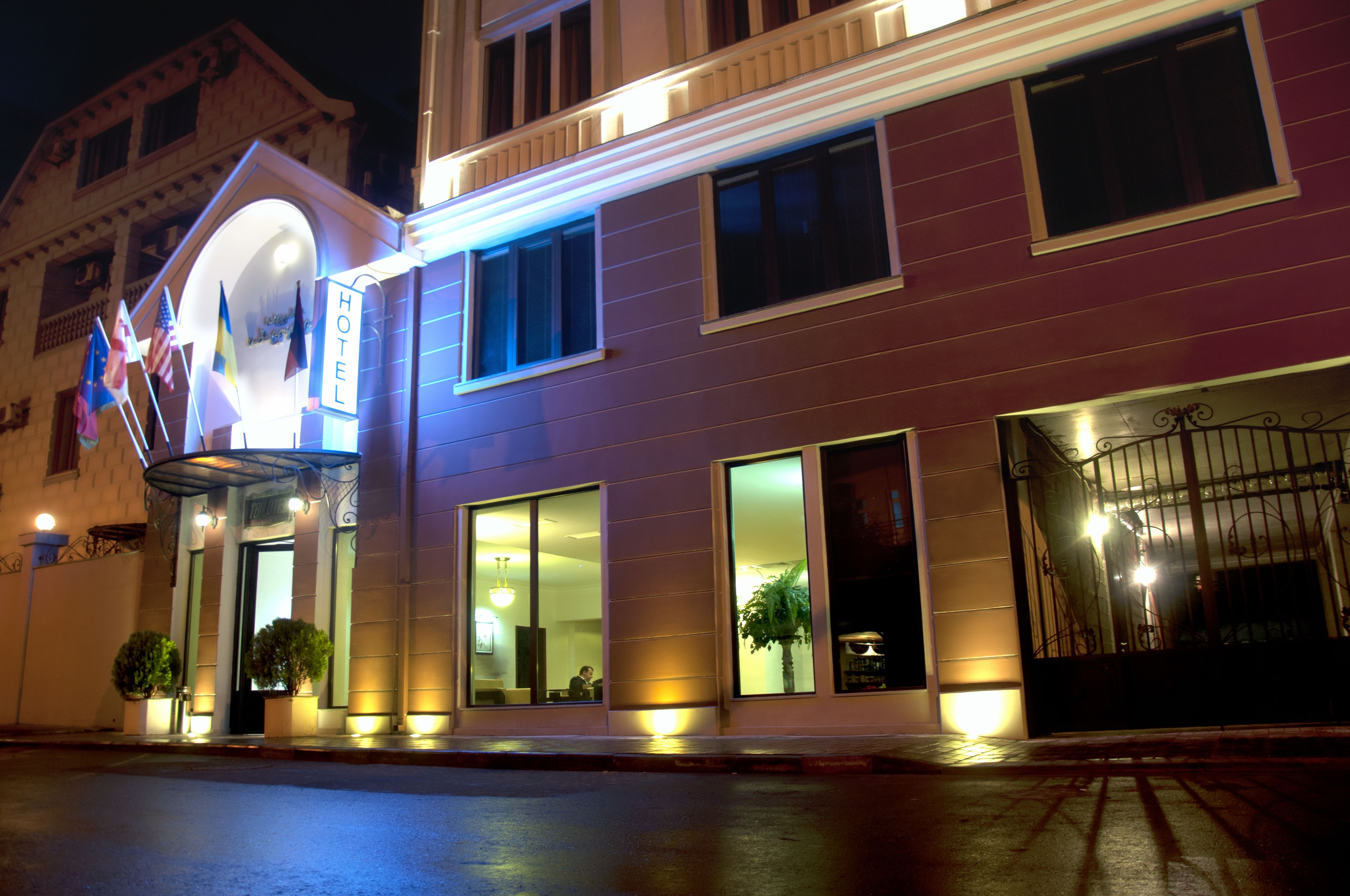 front of property – evening/night