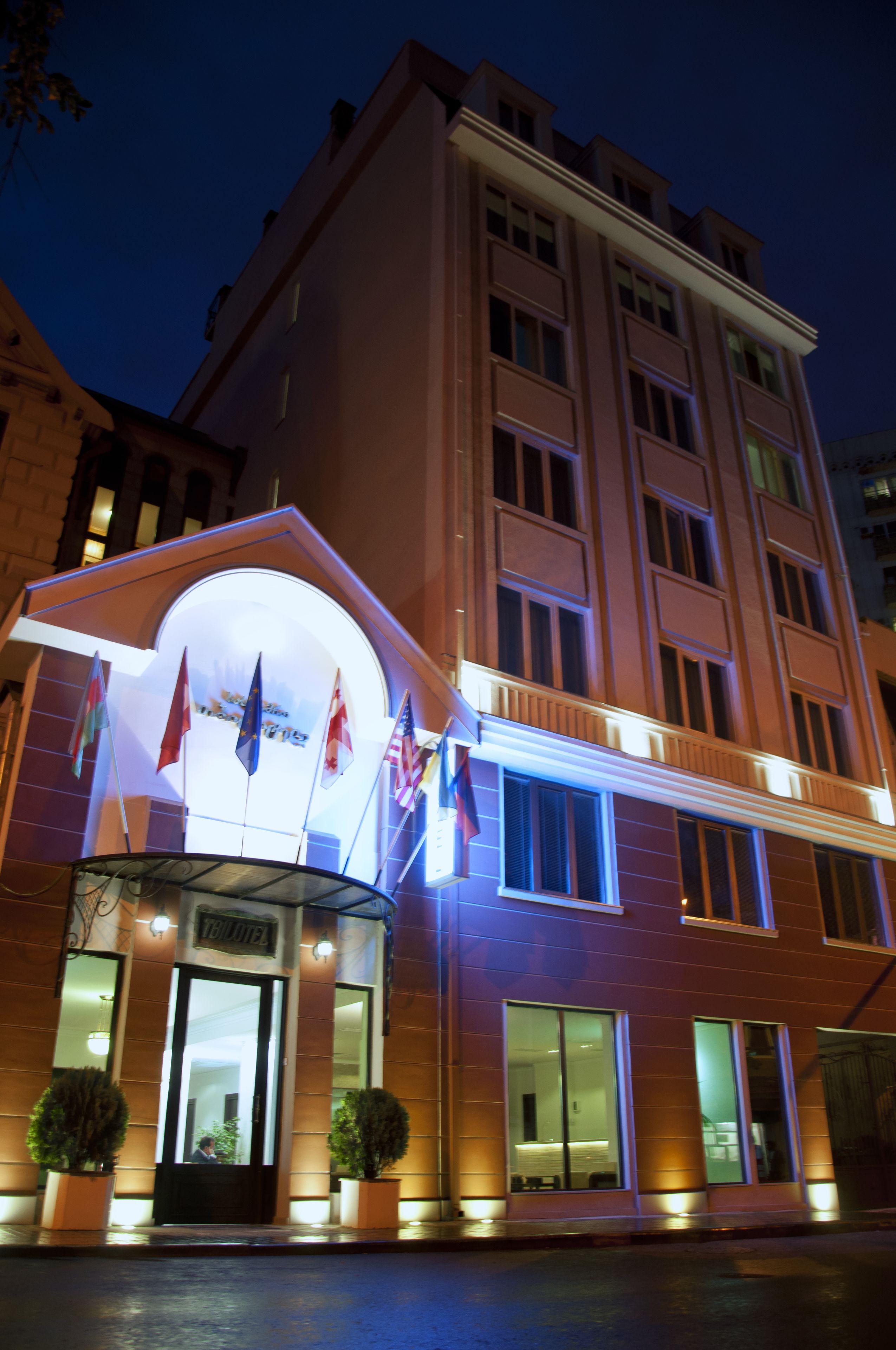 front of property – evening/night