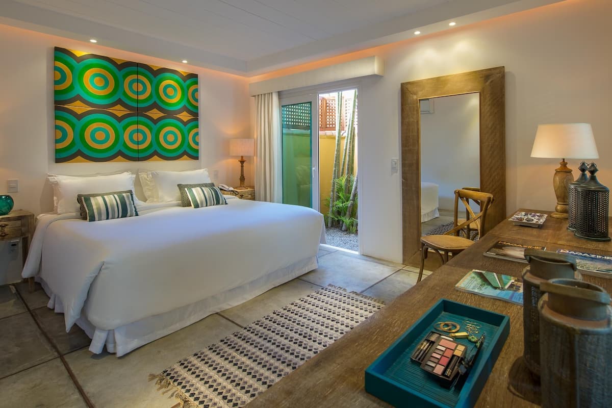 Egyptian cotton sheets, pillowtop beds, minibar, in-room safe