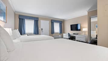 Standard Room, 2 Queen Beds (Deluxe 2 Queen Room) | Iron/ironing board, free WiFi, bed sheets