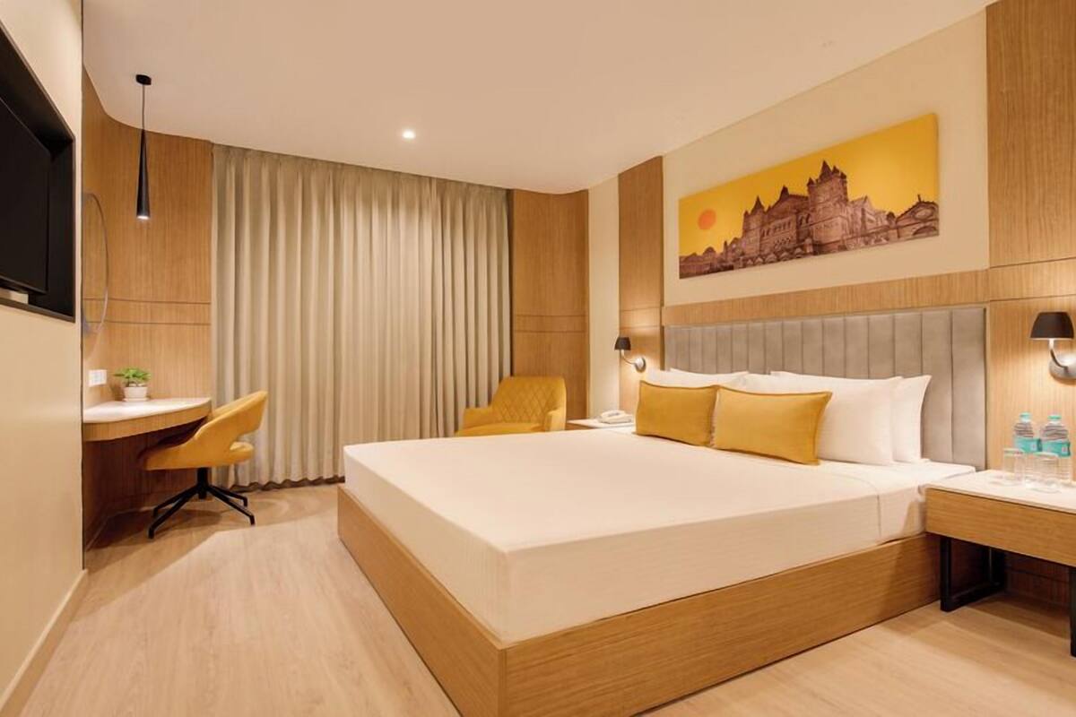 Habitación doble ejecutiva | Ropa de cama de alta calidad, edredón y minibar