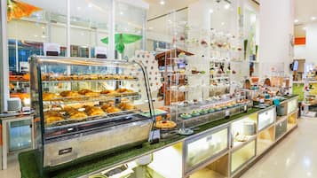 Daily buffet breakfast (IDR 180000 per person)