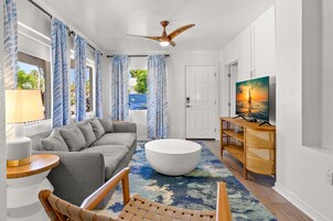 Cabana Condo | Living area | Flat-screen TV