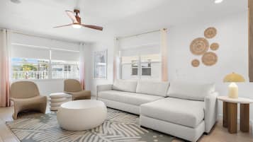 Two Bedroom Suite | Living area | Flat-screen TV