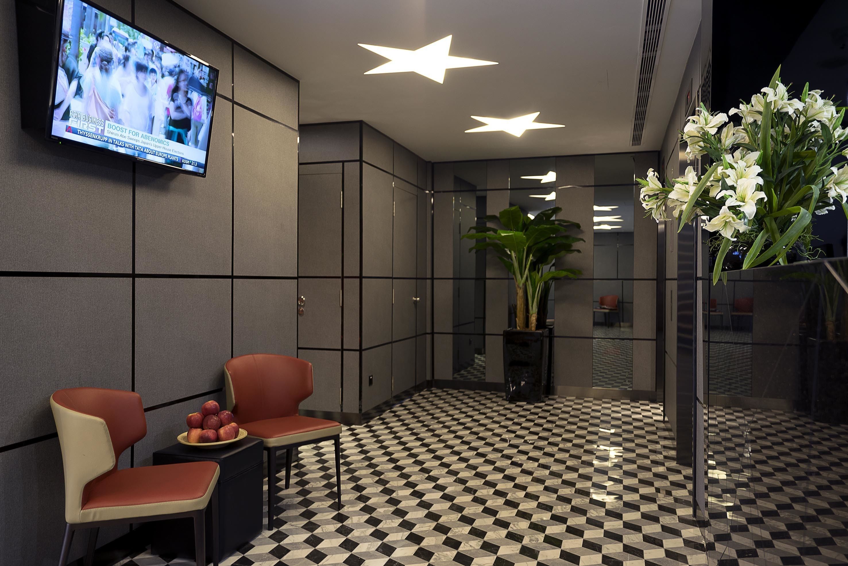 Sala de estar en el lobby