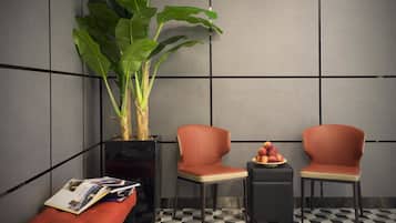 Coin salon dans le hall