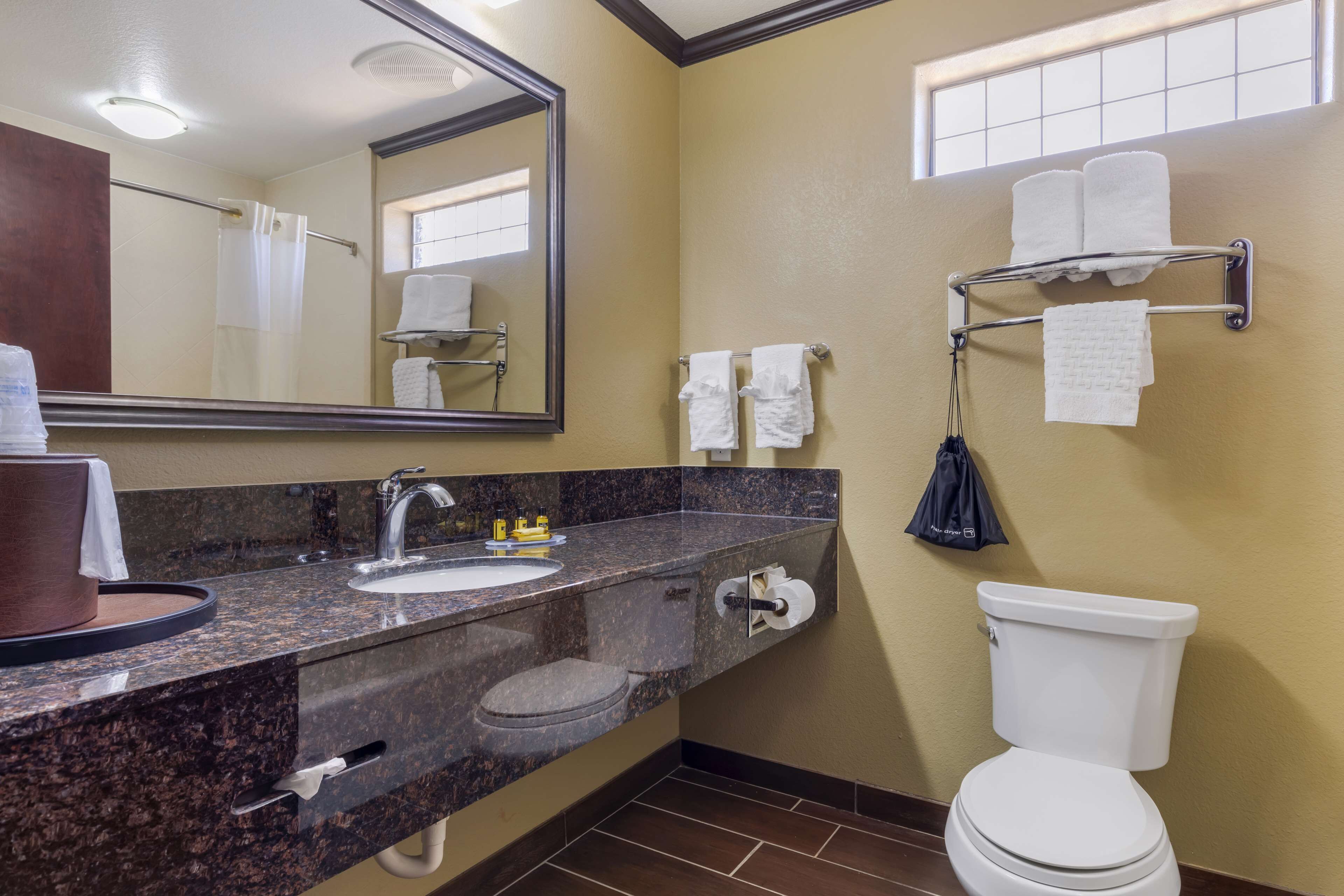 suite, 2 queen beds, non smoking, refrigerator & microwave (with sofabed) | bathroom | combined shower/bathtub, hair dryer, towels