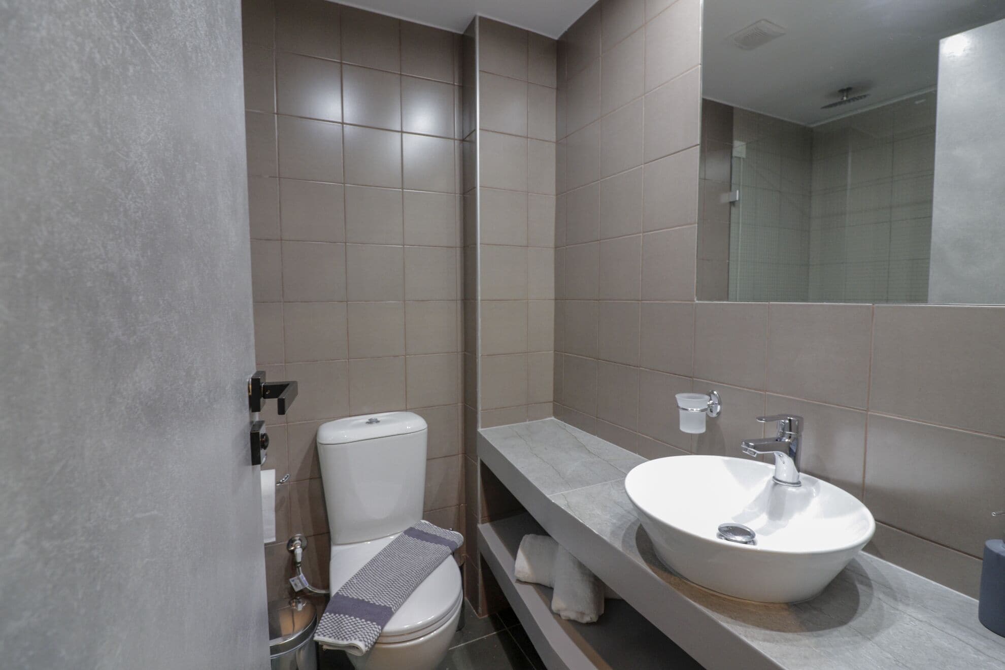 desk, blackout curtains, soundproofing, iron/ironing board