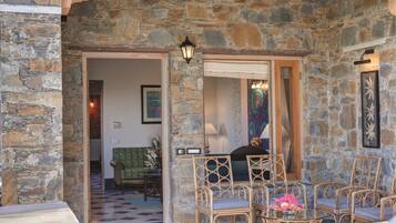 Suite Villa Room With Separate Living Room Overlooking Central Courtyard | Balcony