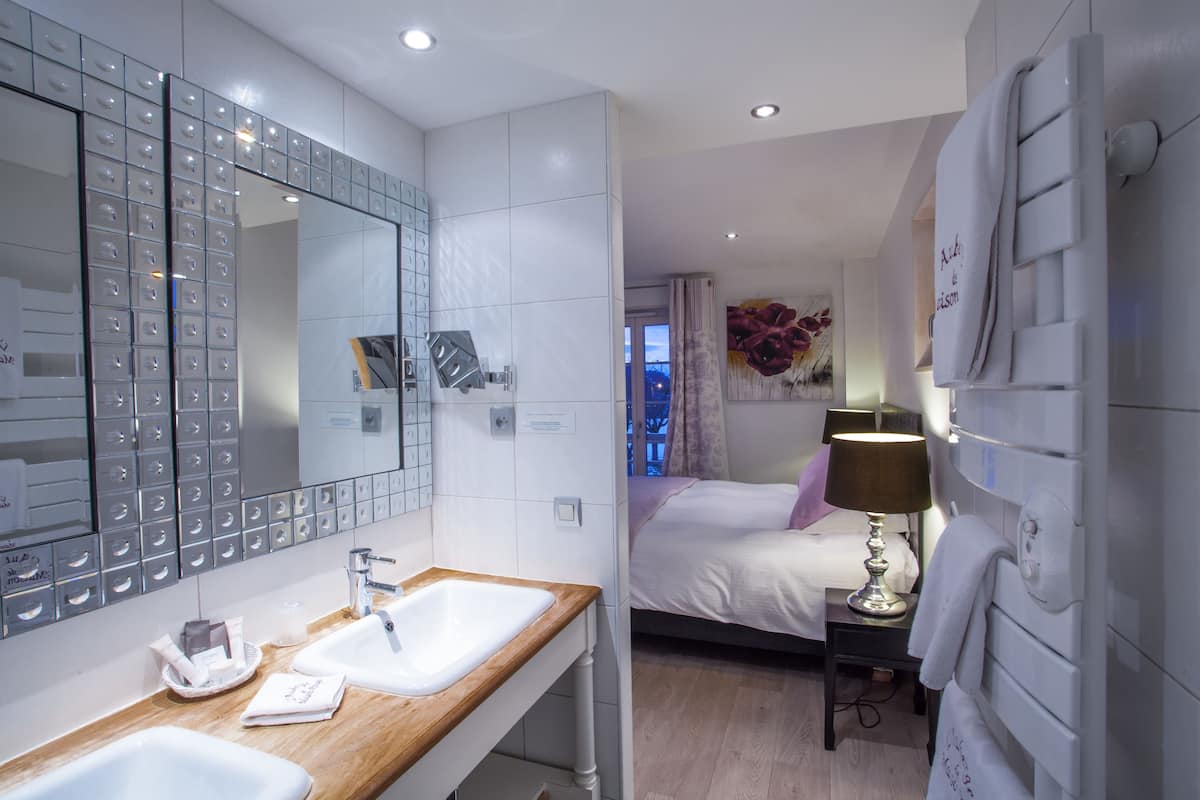 free toiletries, hair dryer, bathrobes, slippers