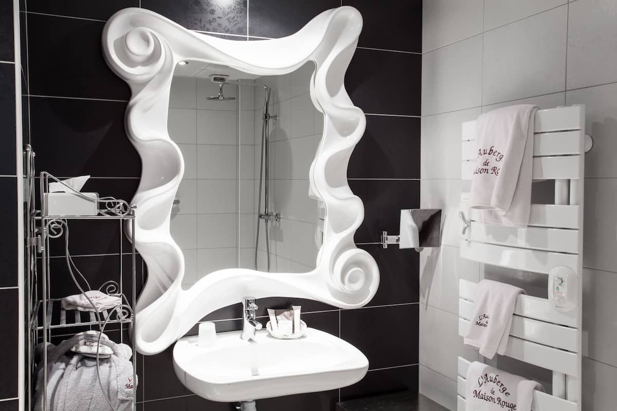 free toiletries, hair dryer, bathrobes, slippers