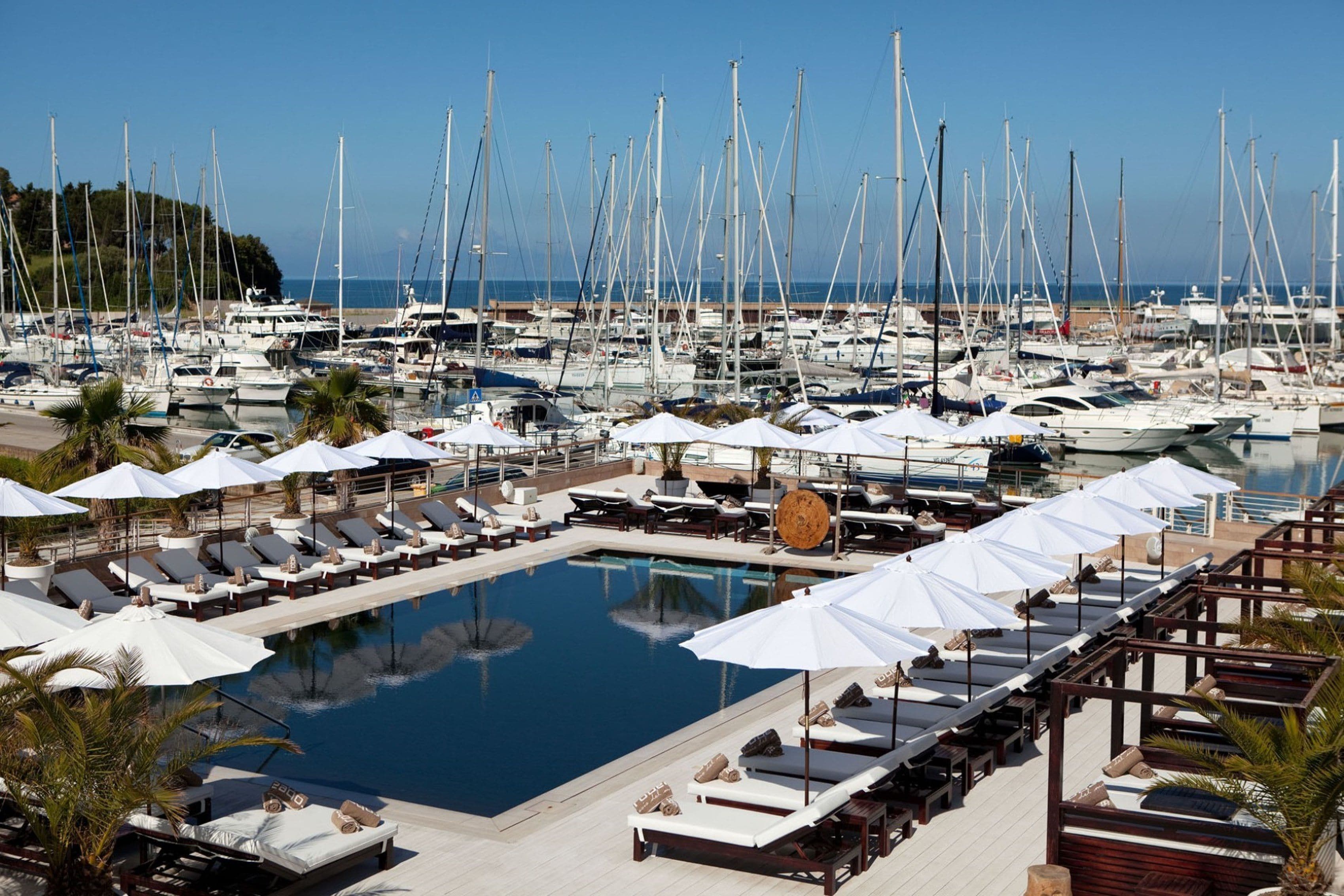 Seasonal outdoor pool, open 10:00 AM to 6:00 PM, cabanas (surcharge)