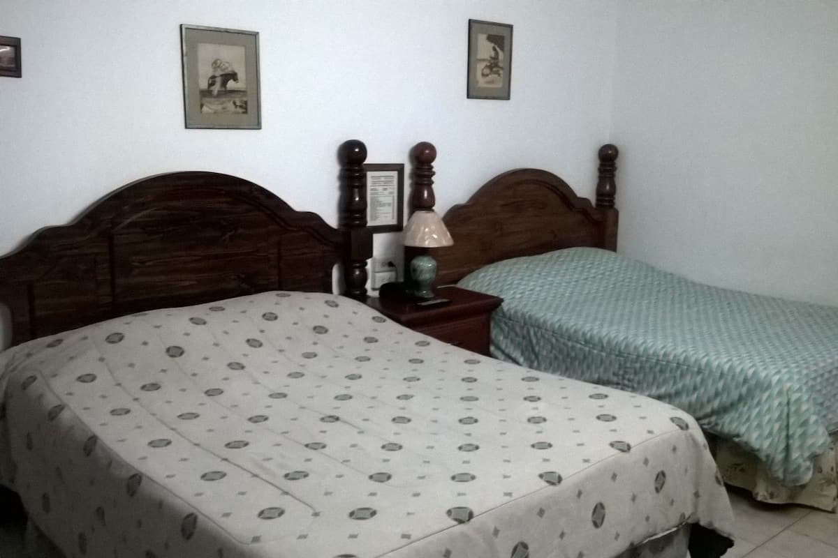 Standard-Dreibettzimmer ( A/C ) | Daunenbettdecken, Minibar, kostenloses WLAN