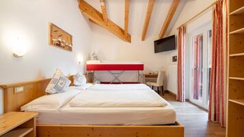 Standard Quadruple Room, Mountain View | In-room safe, individually furnished, desk, blackout drapes