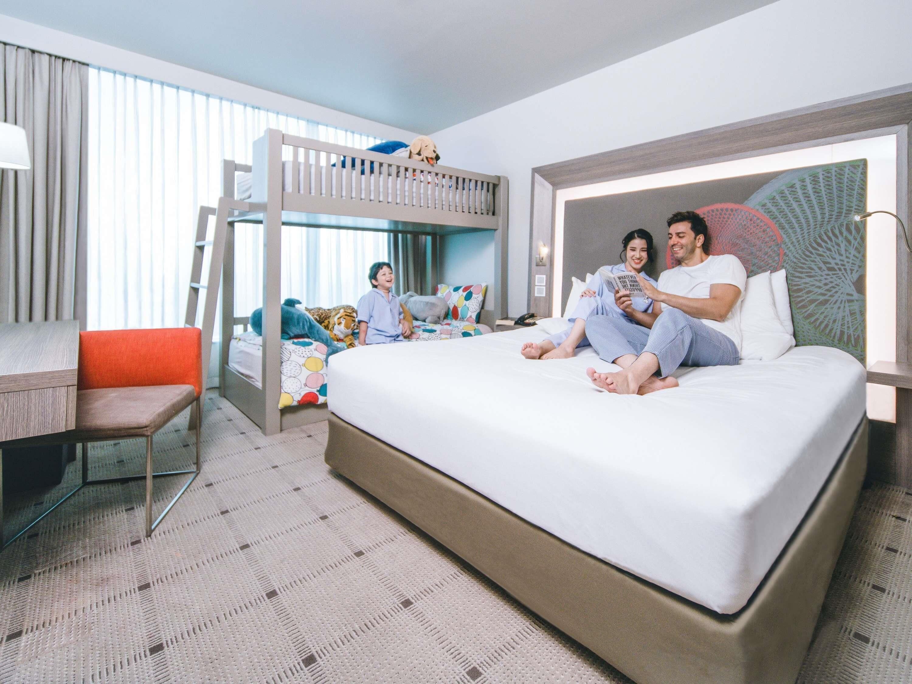 In-room safe, desk, laptop workspace, blackout curtains