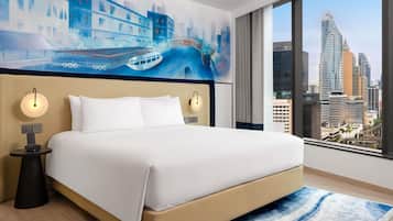 Executive suite, 1 kingsize bed | Een kluis op de kamer, een bureau, een laptopwerkplek