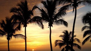 On the beach, beach towels