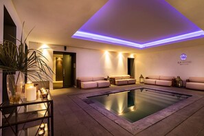 Salas de tratamiento para parejas, baño turco/hammam