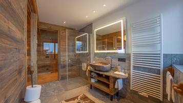 Free toiletries, hair dryer, bidet, towels