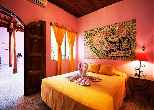 Habitación individual estándar, baño privado, en el área del jardín | 1 habitación y ropa de cama hipoalergénica 