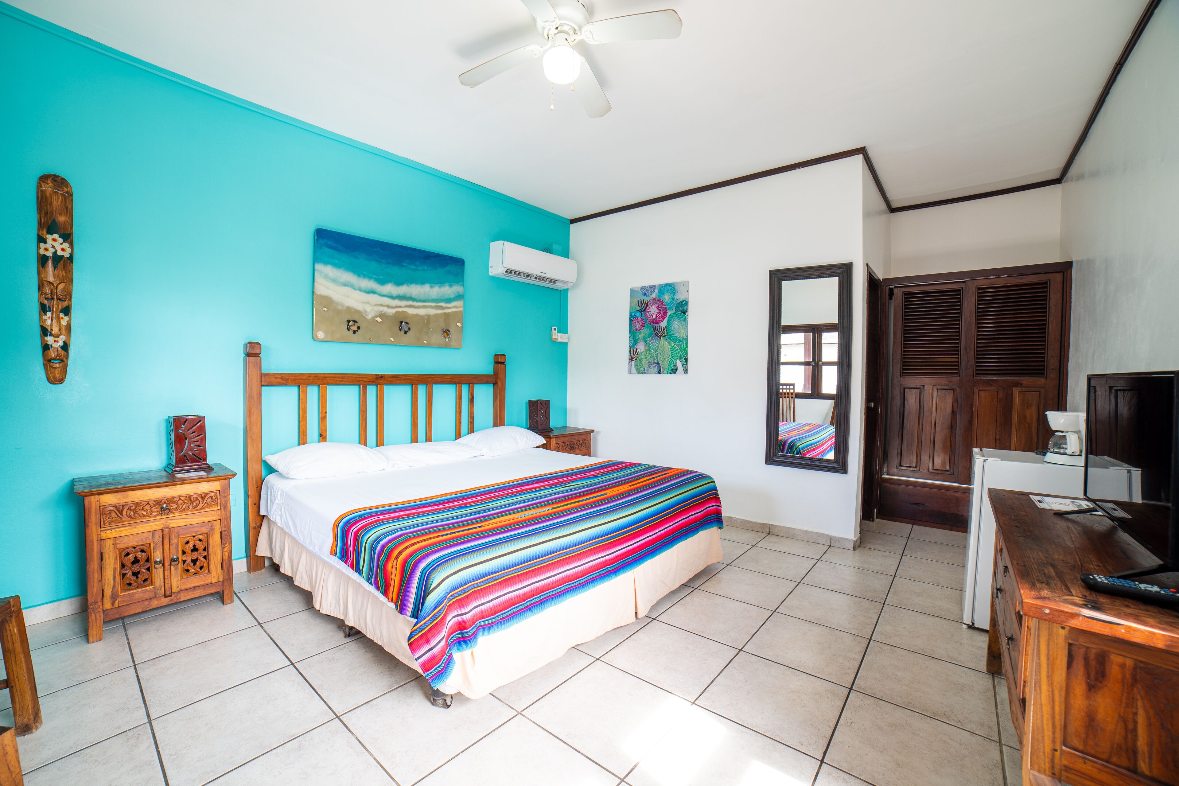 ocean view superior room, 1 king bed | 1 bedroom, in-room safe, individually decorated, blackout curtains