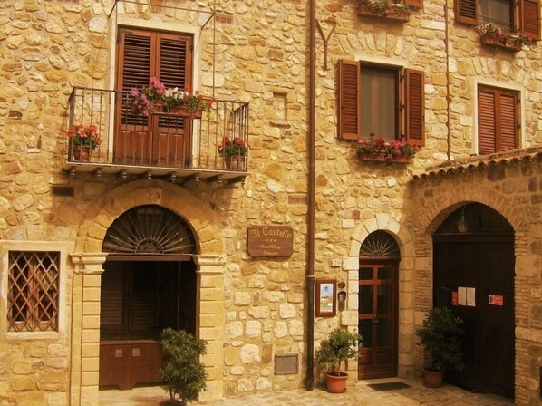 Façade de l’hébergement