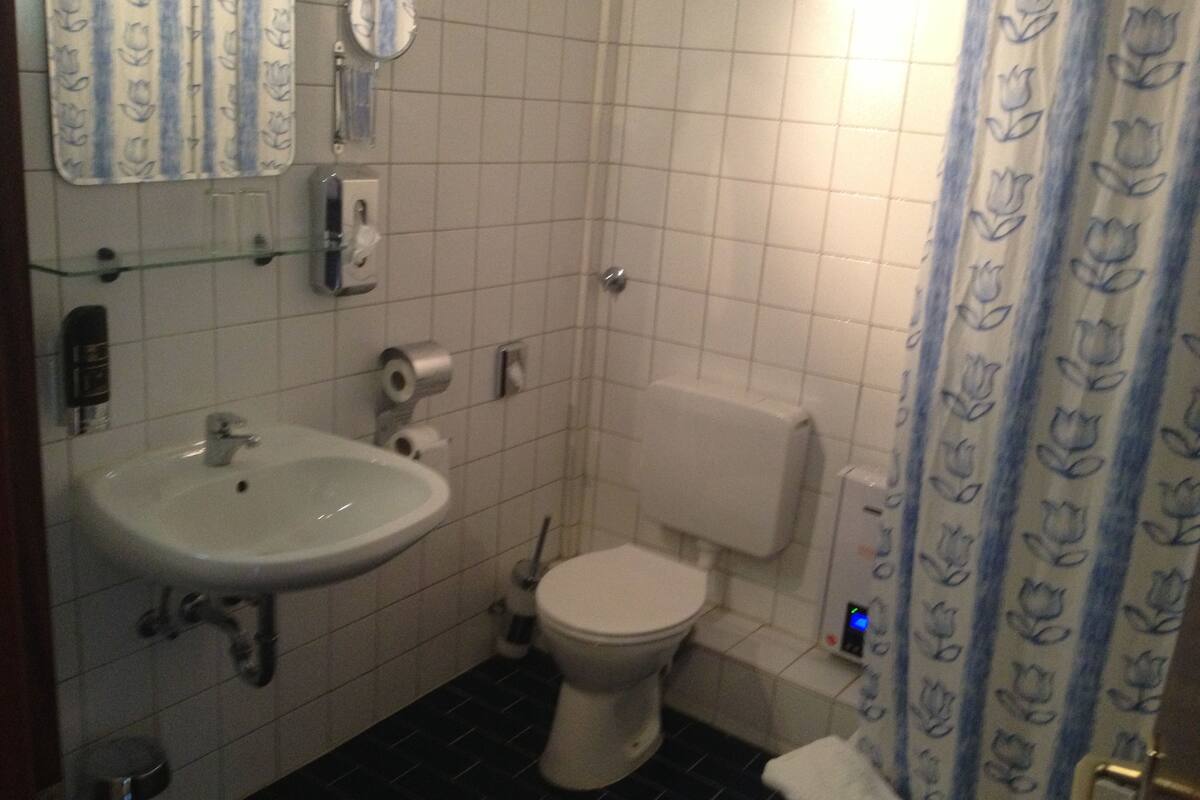 Standard Single Room | Bathroom | Shower, hair dryer, towels
