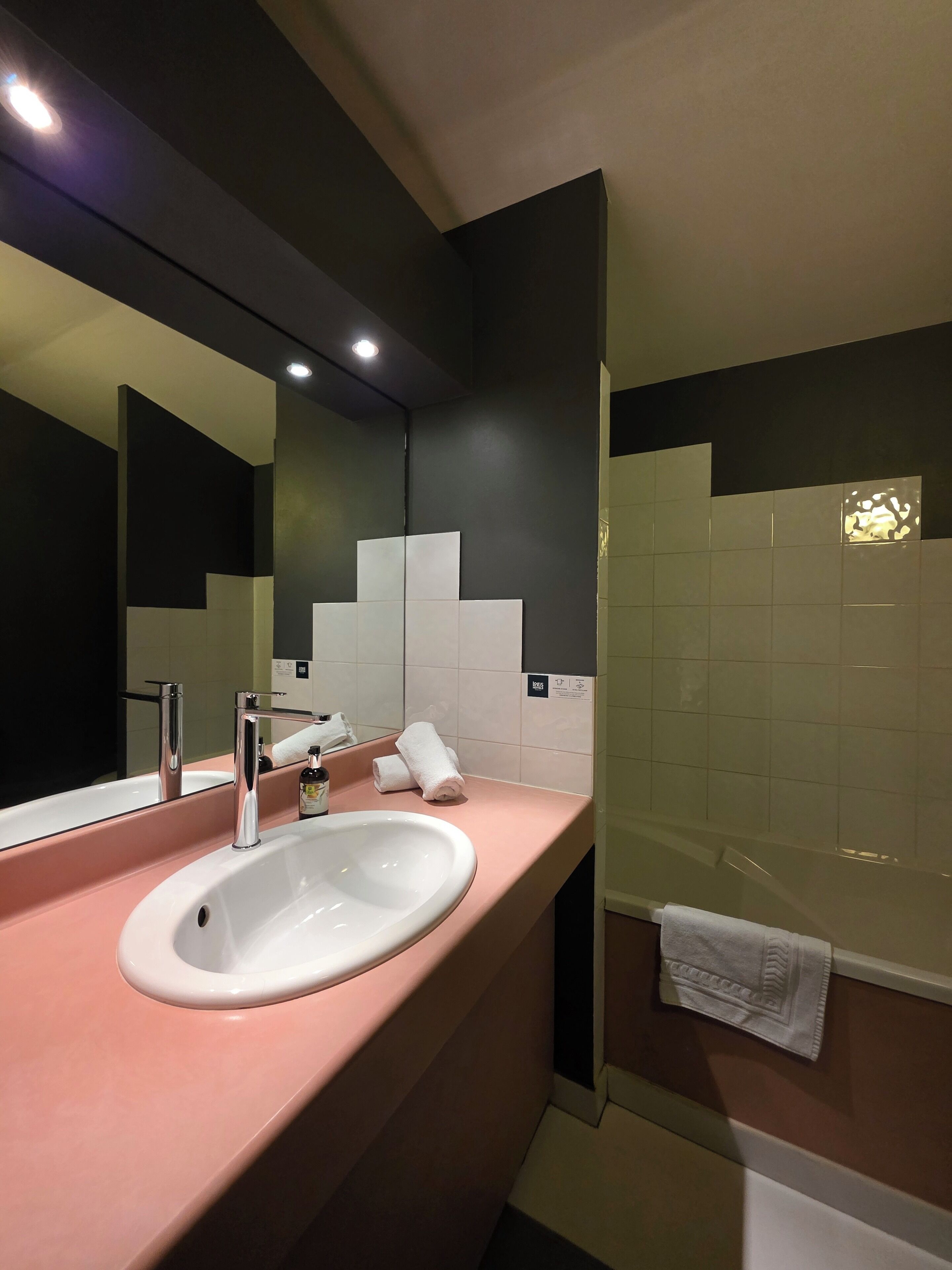 standard double room | bathroom | free toiletries, hair dryer, towels